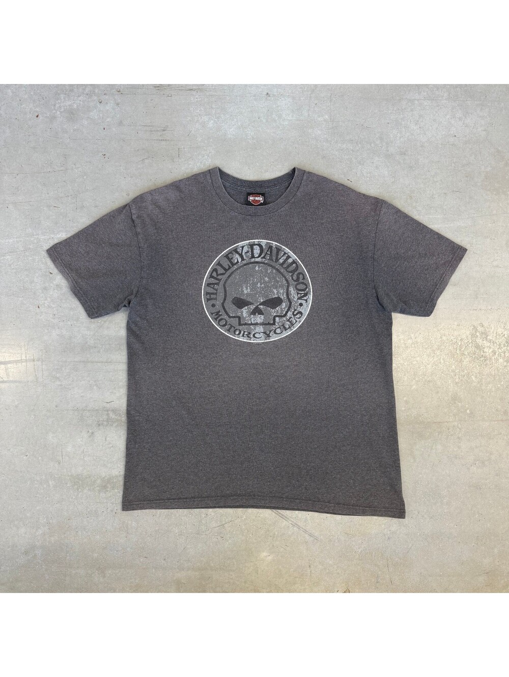 Vintage 2000s Harley Davidson Brighton Michigan Sun Faded Graphic T-Shirt XL